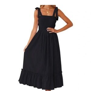 The Reset Black Maxi Dress
